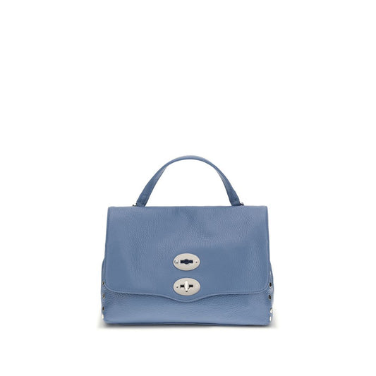 Zanellato Blue Calf Leather Bos Taurus Shoulder Bag