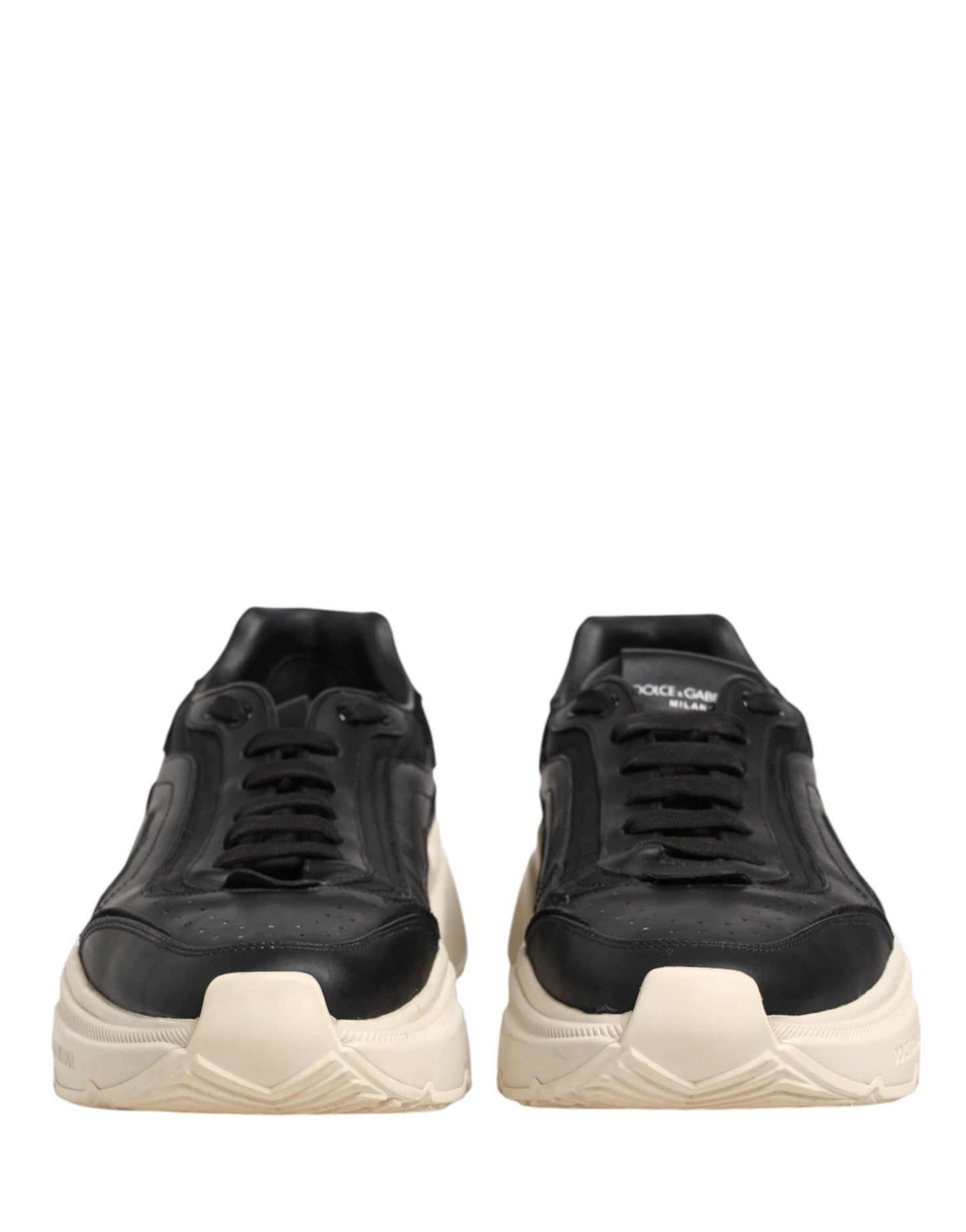 Dolce & Gabbana Black White Daymaster Low Top Sneakers Shoes