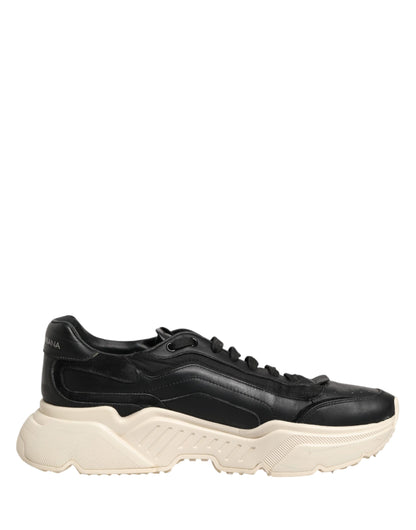 Dolce & Gabbana Black White Daymaster Low Top Sneakers Shoes