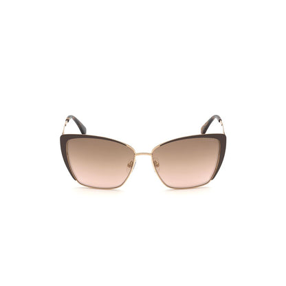 Guess Brown Metal Sunglasses