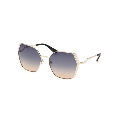 Guess Gold Metal Sunglasses