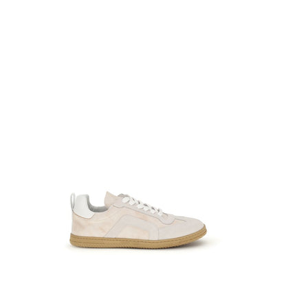 Pierre Hardy Beige Calf Leather Bos Taurus Low Top Sneakers