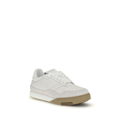 Givenchy White Calf Leather Bos Taurus Chunky Sneakers