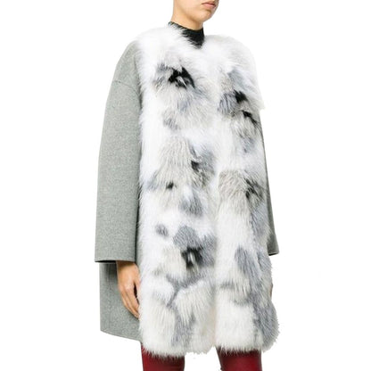 Fendi Gray Cashmere Coat