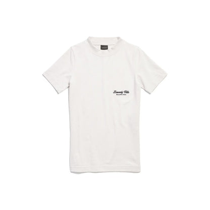 Balenciaga White Cotton T-Shirt