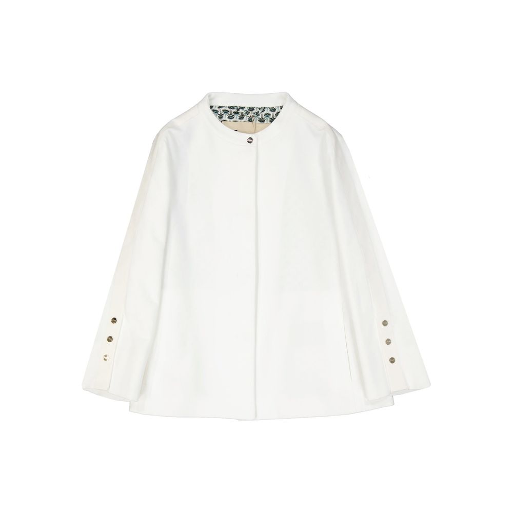 Herno White Cotton Coat