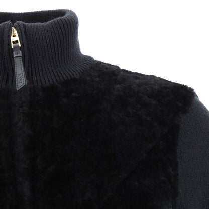 Loewe Black Lamb Fur Clothing