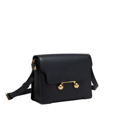 Marni Black Calfskin Shoulder Bag