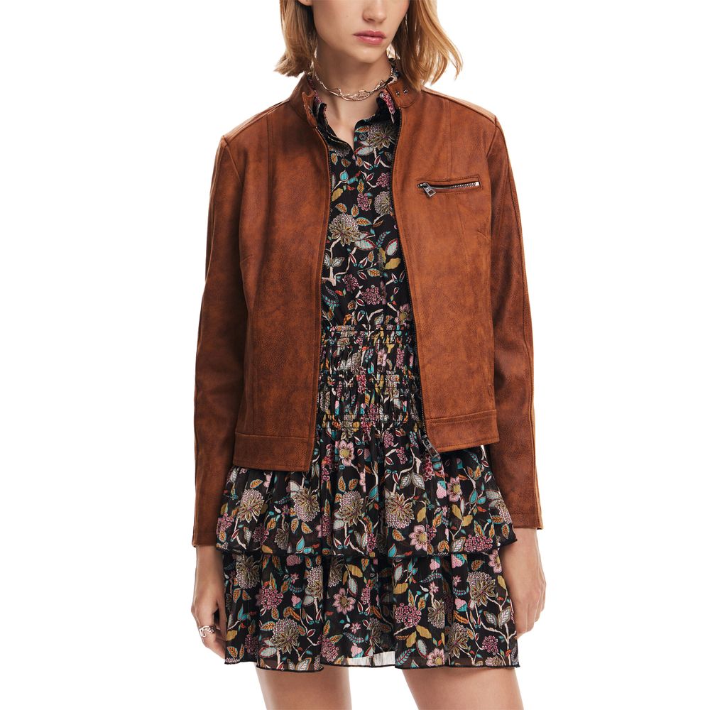 Desigual Brown Polyester Clothing