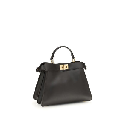 Fendi Brown Calf Leather Bos Taurus Handbag