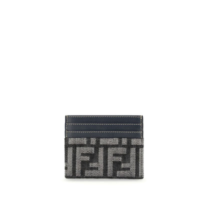 Fendi Blue Cotton Wallet