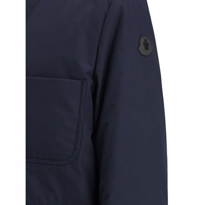 Moncler Blue Polyester Coat