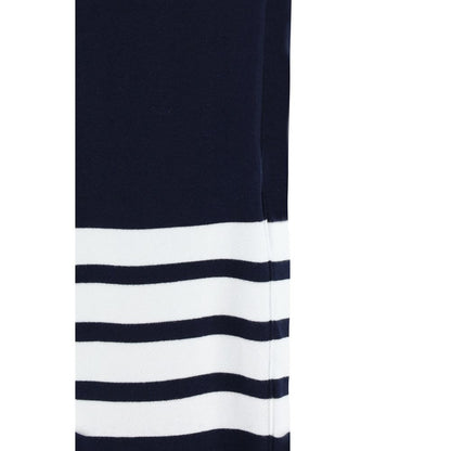 Thom Browne Blue Cotton Casual Pants