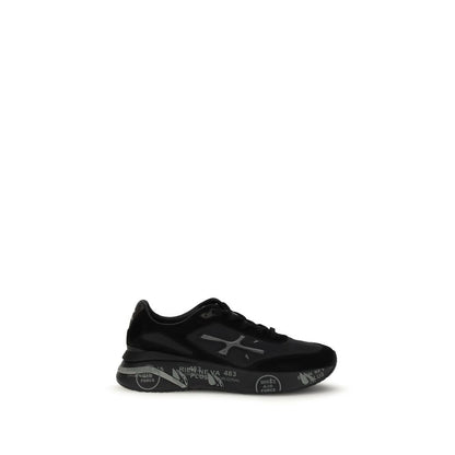 Premiata Black Rubber Chunky Sneakers