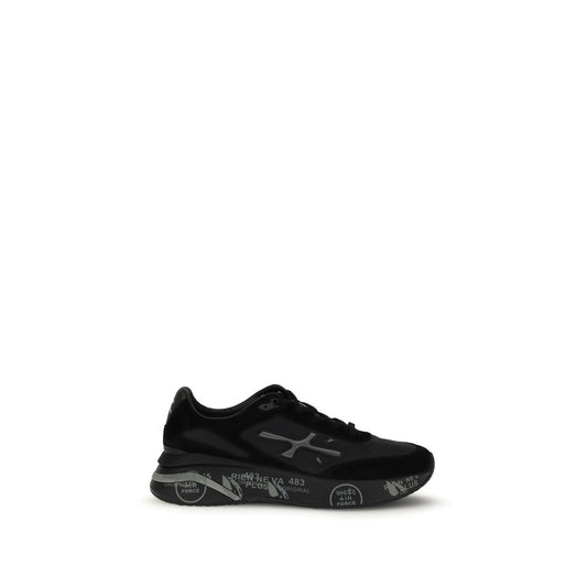 Premiata Black Rubber Chunky Sneakers