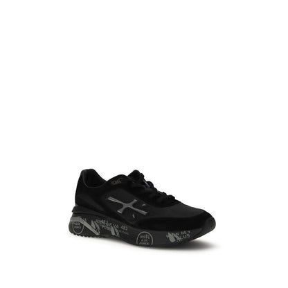 Premiata Black Rubber Chunky Sneakers