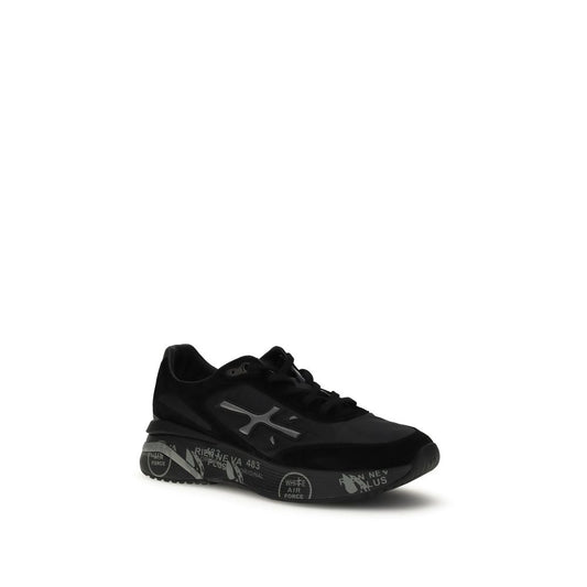 Premiata Black Rubber Chunky Sneakers