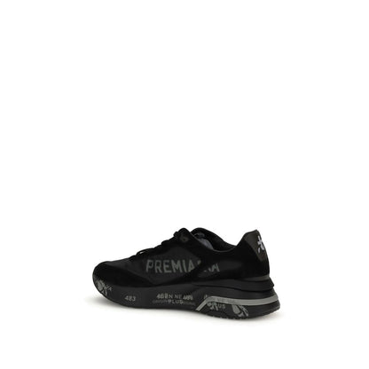 Premiata Black Rubber Chunky Sneakers