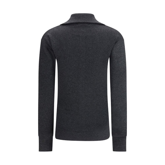 Lemaire Gray Wool Cardigan