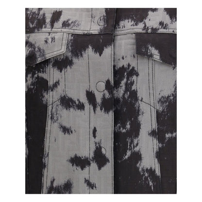 Fendi Black Cotton Denim Jacket