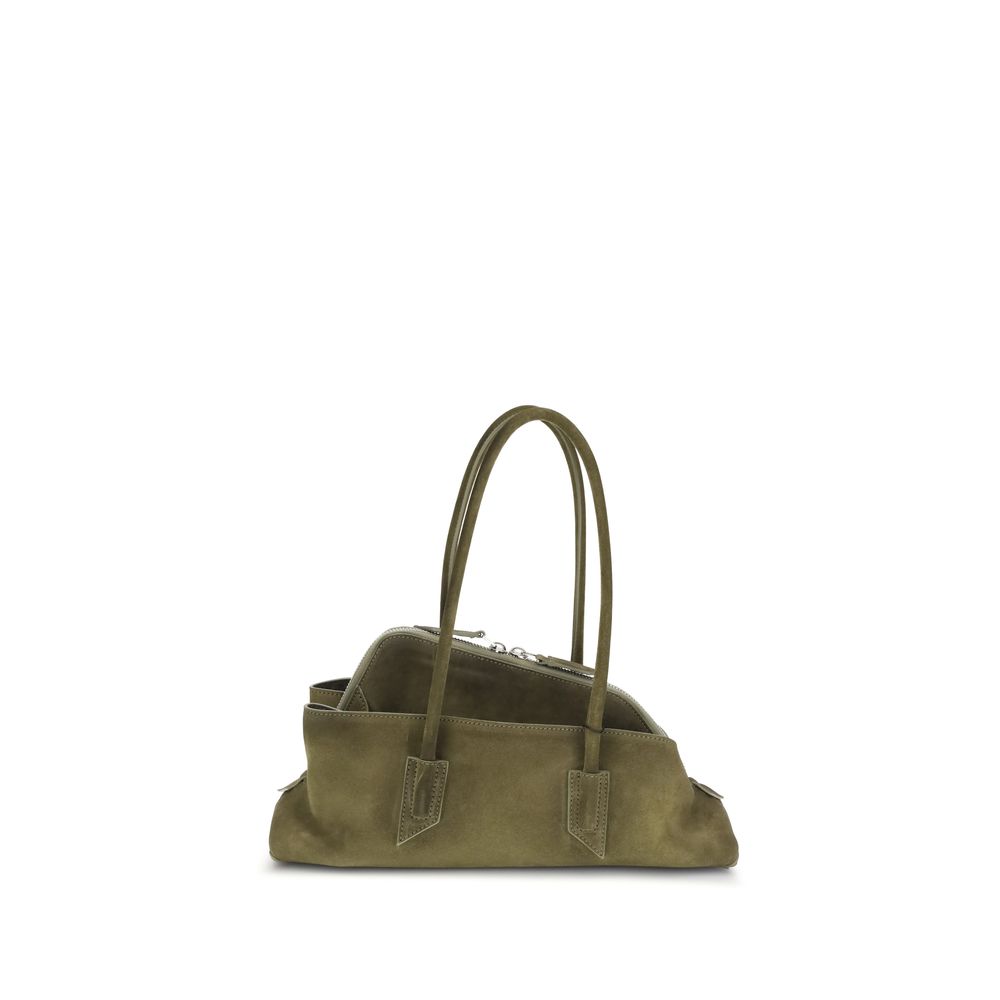 The Attico Bicolor Calf Leather Bos Taurus Shoulder Bag