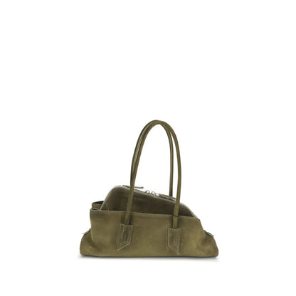 The Attico Bicolor Calf Leather Bos Taurus Shoulder Bag