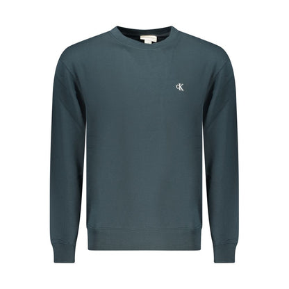 Calvin Klein Blue Cotton Men Sweatshirt