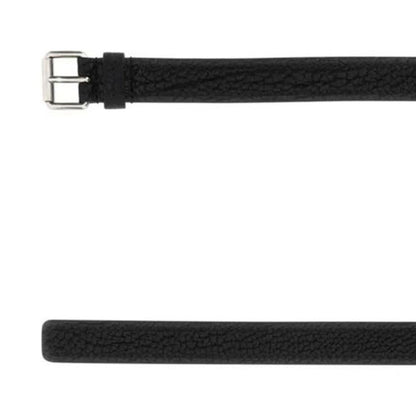 Prada Black Calfskin Regular Belt