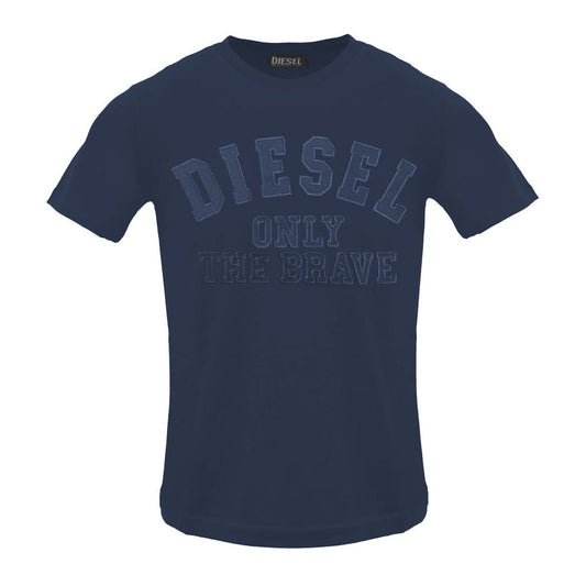 Diesel Blue Cotton T-Shirt