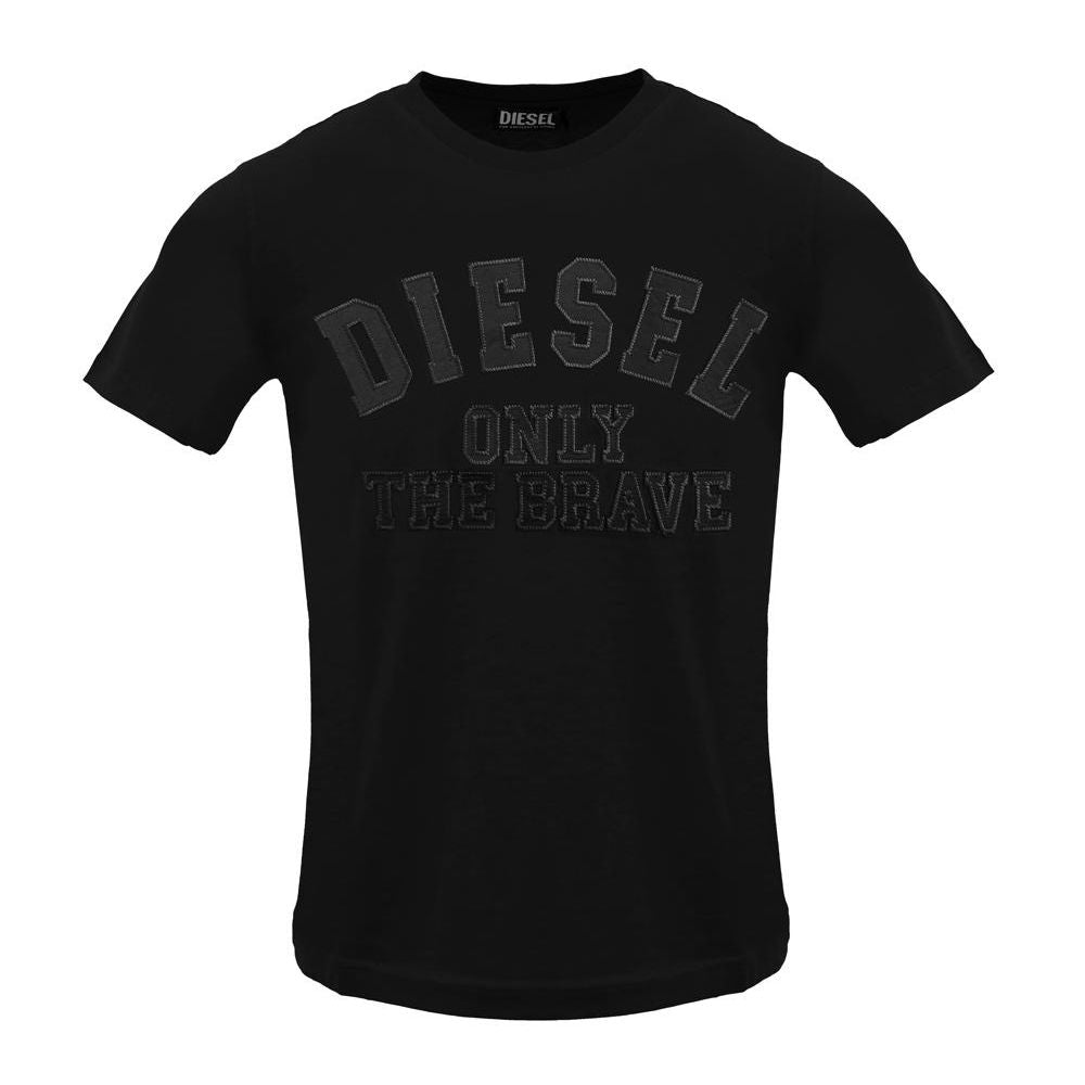 Diesel Black Cotton T-Shirt