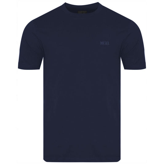 Diesel Blue Cotton T-Shirt