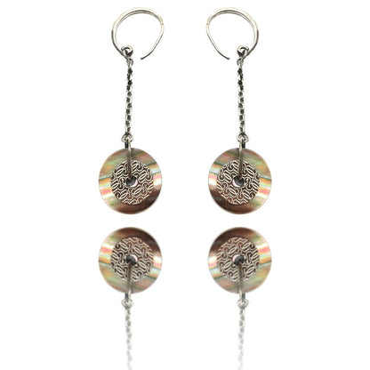 GC Silver Stainless Steel Earrings