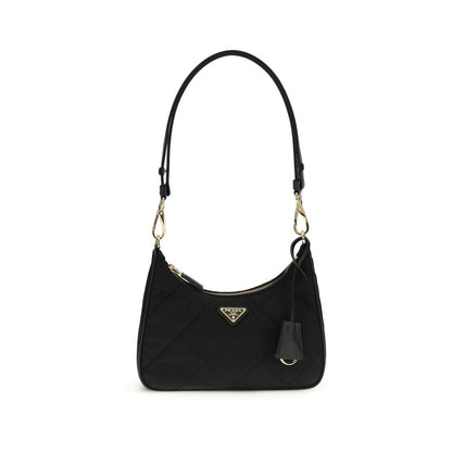 Prada Black Recycled Polyamide Shoulder Bag