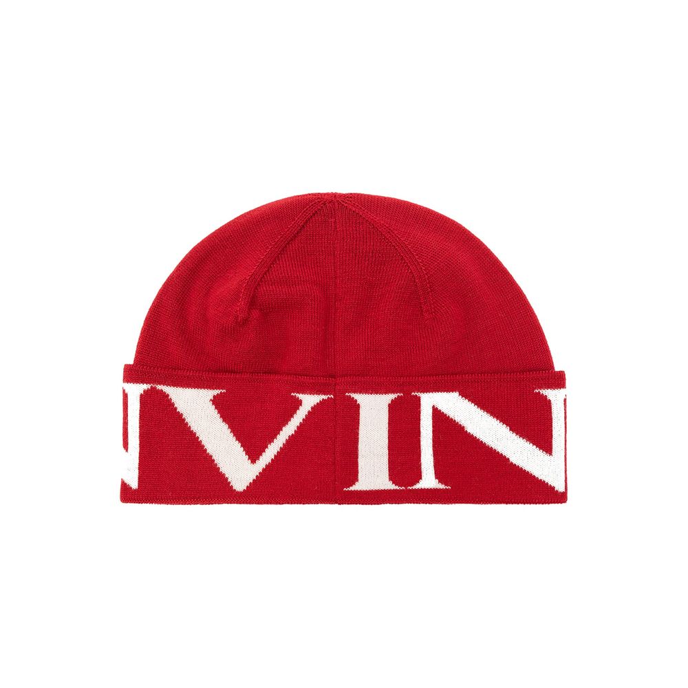 Lanvin Red Wool Beanie