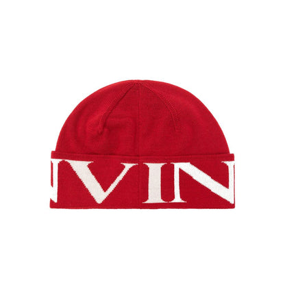 Lanvin Red Wool Beanie