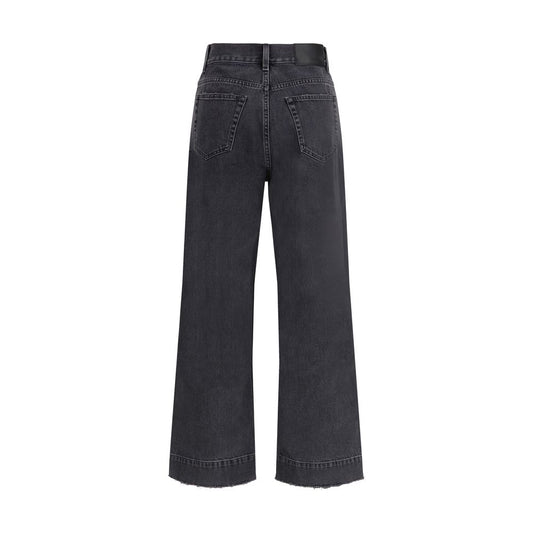 Chloé Black Cotton High-Waisted Jean