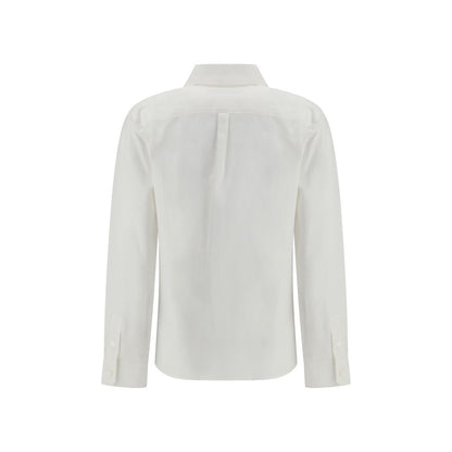 Max Mara White Cotton Dress Shirt