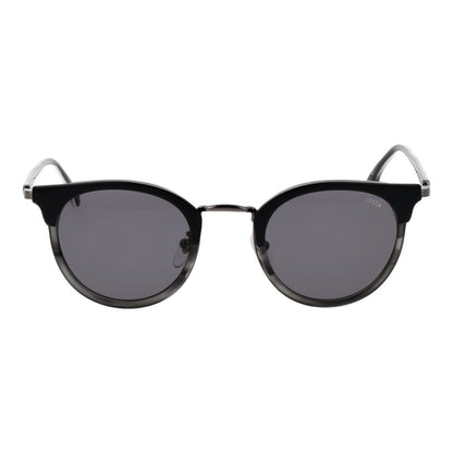 Lozza Black Stainless Steel Sunglasses