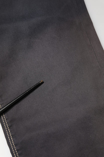 Jeckerson Dark Gray Mid Waist Skinny Fit Men Denim Trouser Jeans