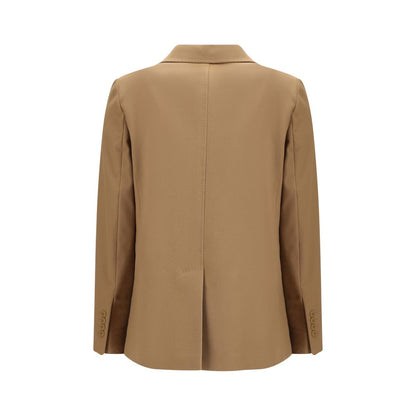 Max Mara Beige Fleece Wool Coat