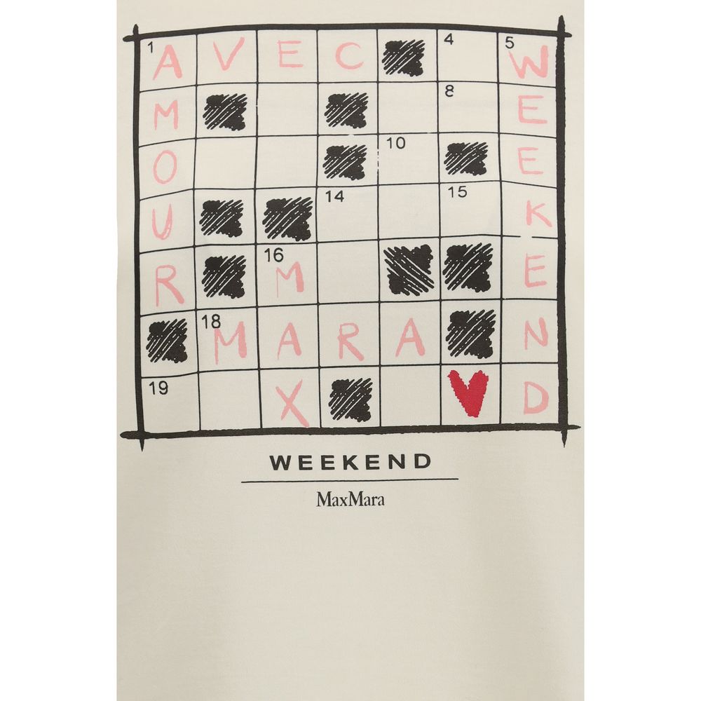 Max Mara Beige Cotton T-Shirt