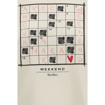 Max Mara Beige Cotton T-Shirt