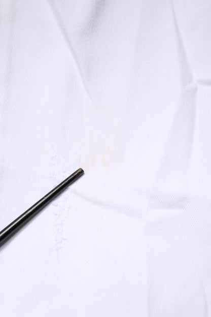 Briglia 1949 White Cotton Straight Fit Men Denim Trouser Jeans