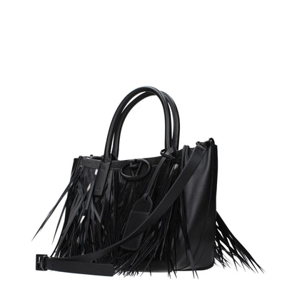 Valentino Garavani Black Leather Handbag