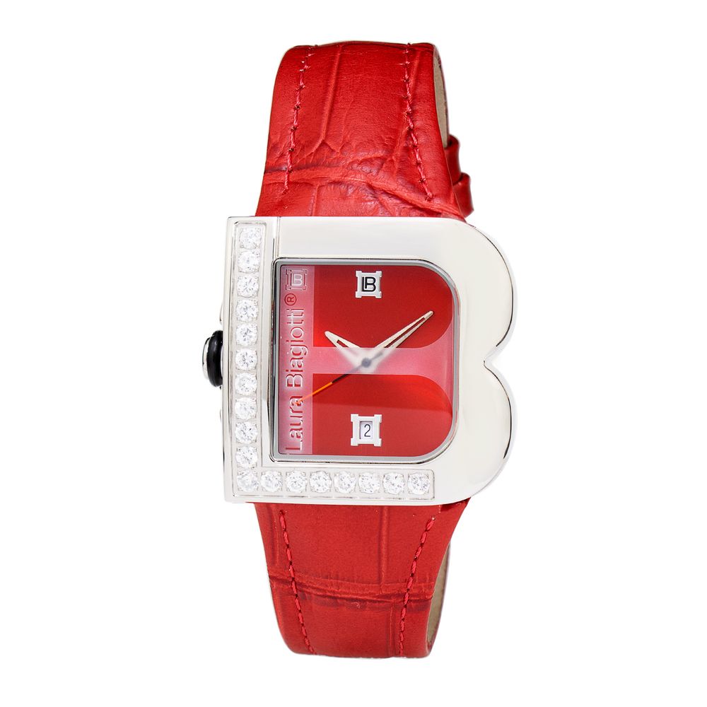 Laura Biagiotti Multicolor Leather Dress Watch