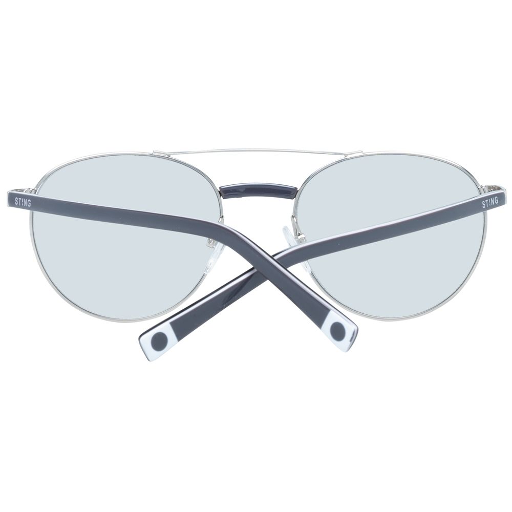 Sting Gray Metal Sunglasses