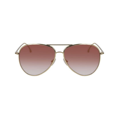 Victoria Beckham Gold Metal Sunglasses