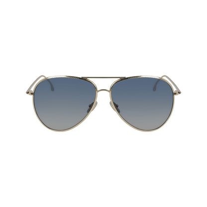 Victoria Beckham Gold Metal Sunglasses