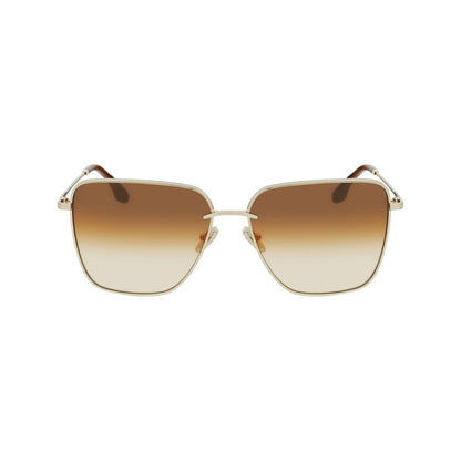 Victoria Beckham Gold Metal Sunglasses