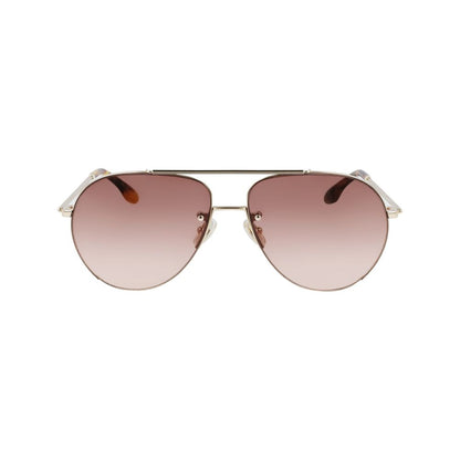 Victoria Beckham Gold Metal Sunglasses